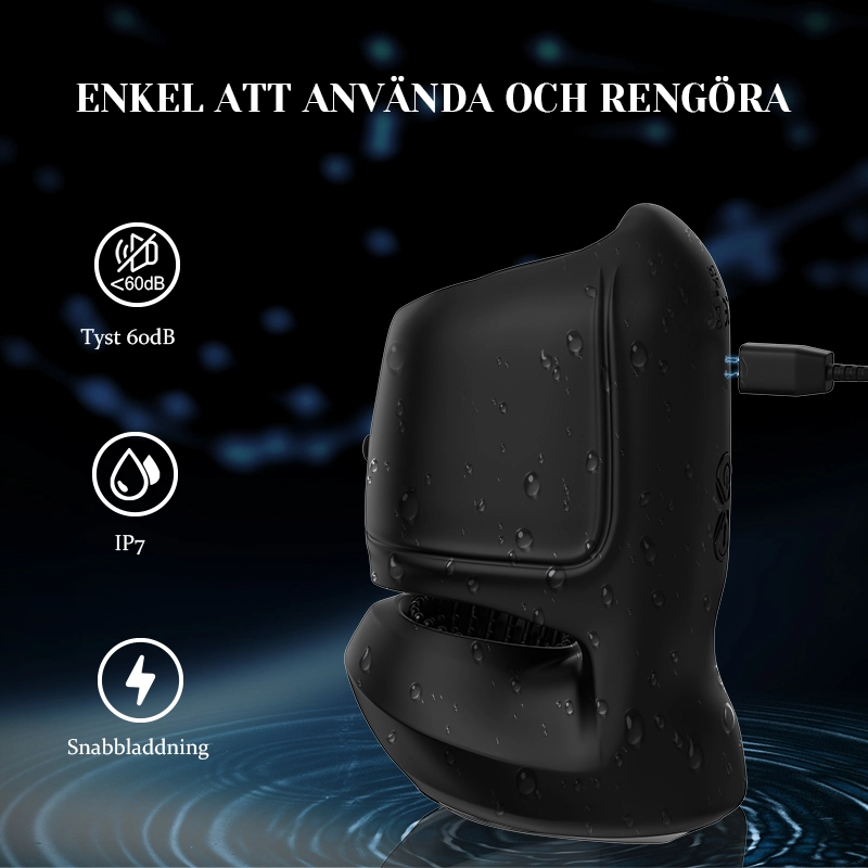 Större Penisvibrator med 10 Vibrationer och Justerbar Spänne