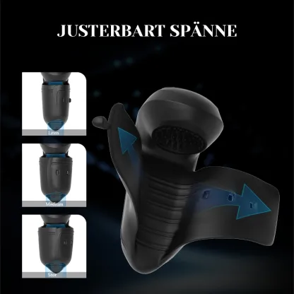 Större Penisvibrator med 10 Vibrationer och Justerbar Spänne