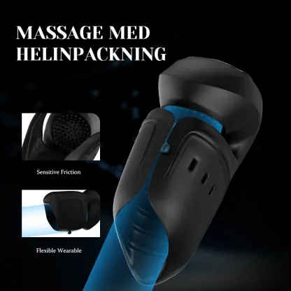 Större Penisvibrator med 10 Vibrationer och Justerbar Spänne