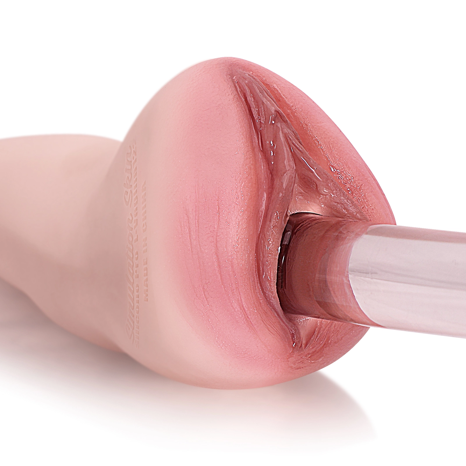 Handhållen Ultra Realistisk Silikon Pocket Pussy Masturbator