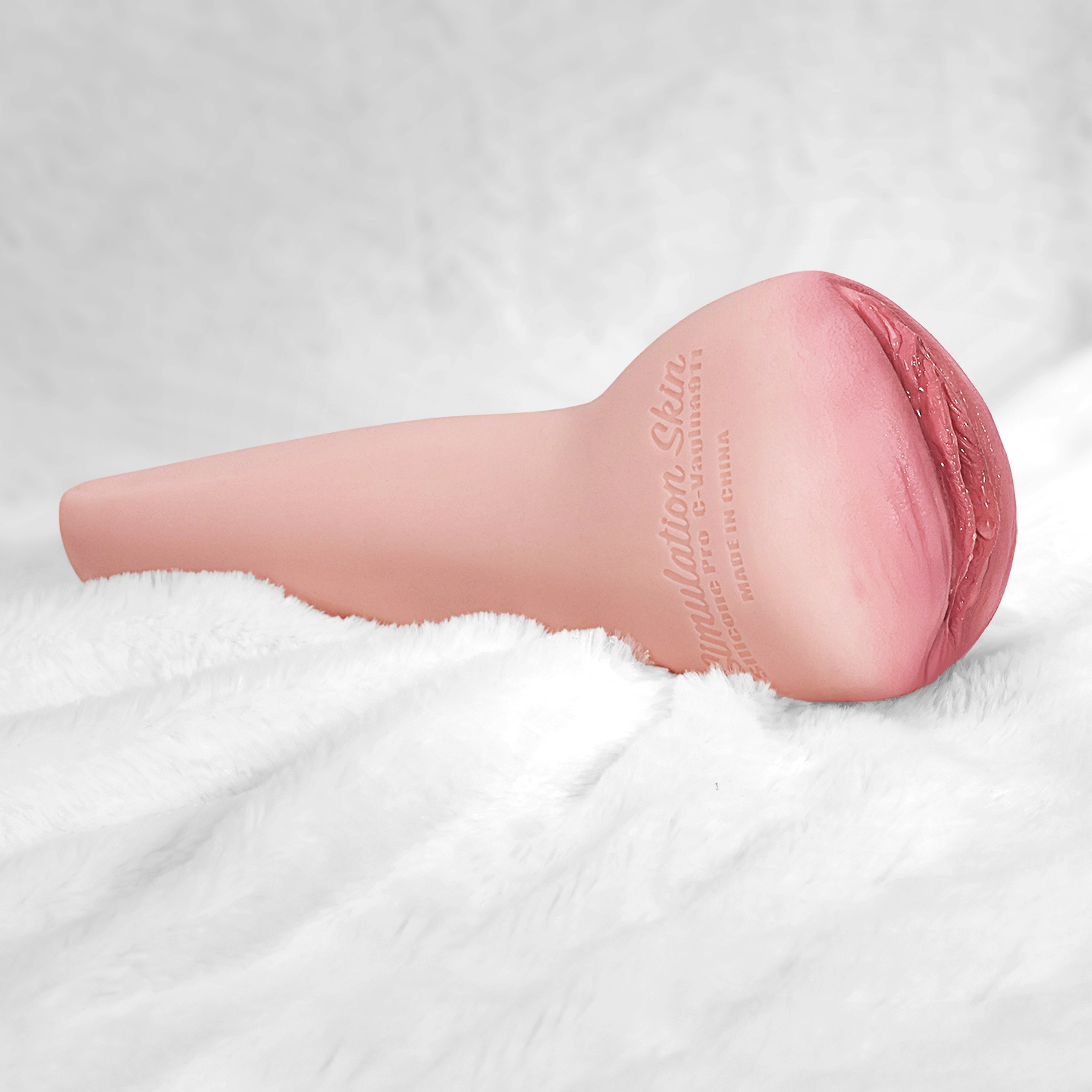 Handhållen Ultra Realistisk Silikon Pocket Pussy Masturbator