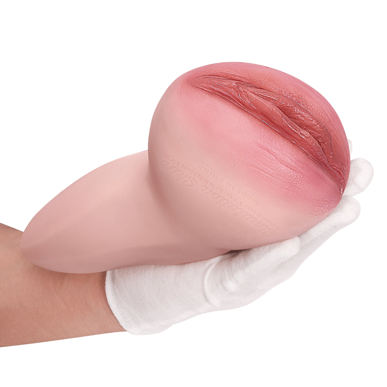 Handhållen Ultra Realistisk Silikon Pocket Pussy Masturbator