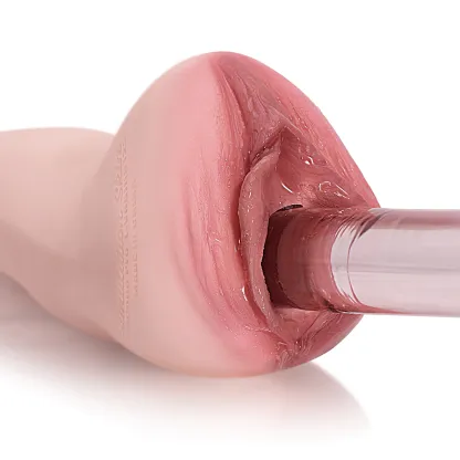  Högkvalitativ Realistisk Silikon Pocket Pussy med Livliknande Blygdläppar