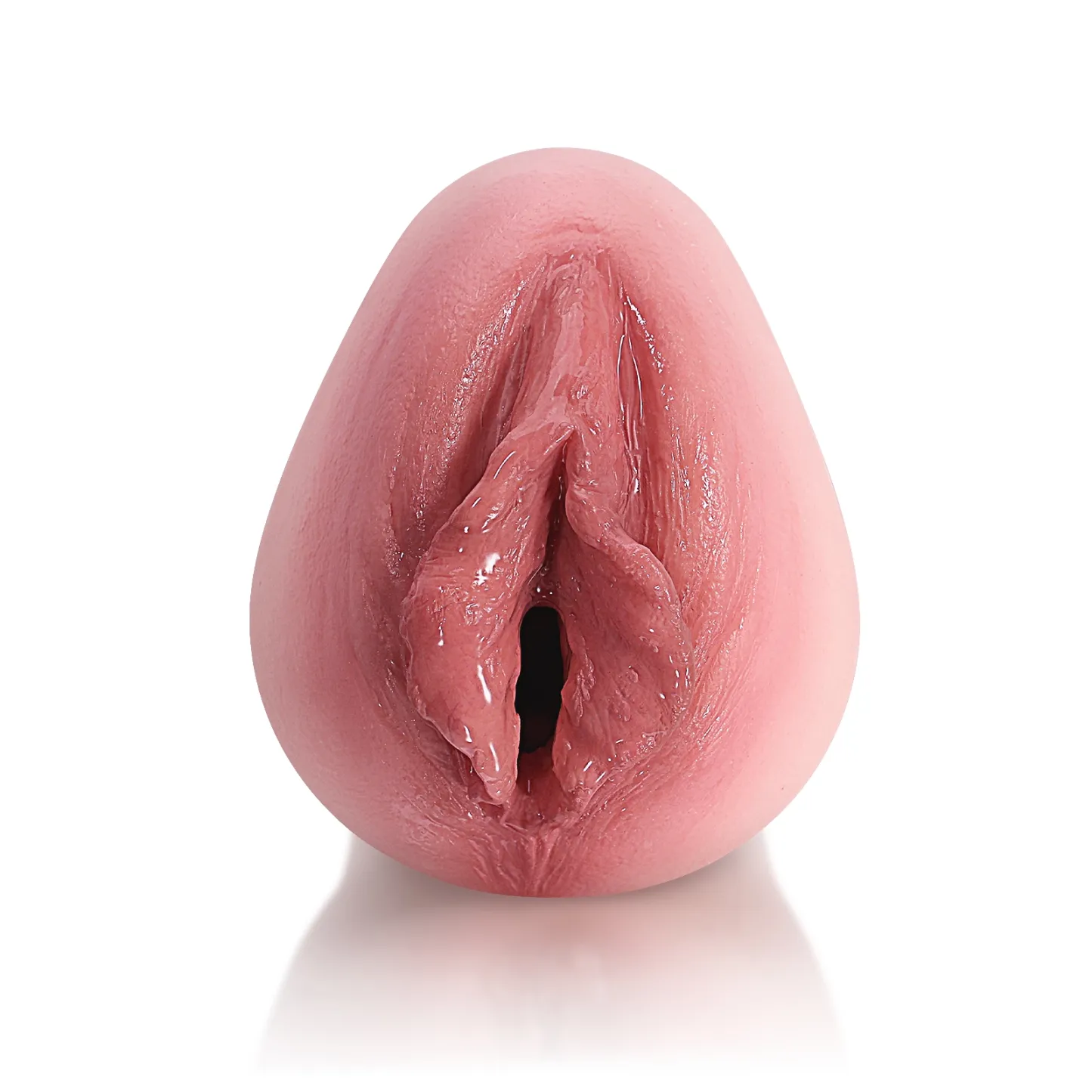 Livliknande Texturerad Silikon Fickfitta Masturbator