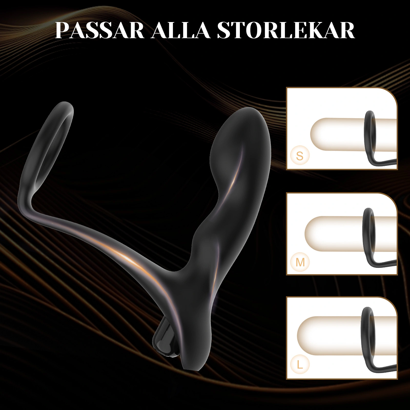 Leten Raptor Prostata Vibrator 7 Vibrationer Med Inbyggd Bullet Vibrator