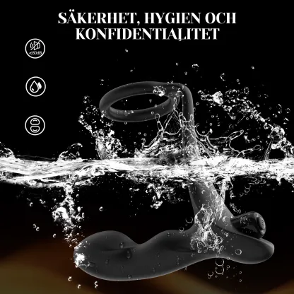 Leten Raptor Prostata Vibrator 7 Vibrationer Med Inbyggd Bullet Vibrator