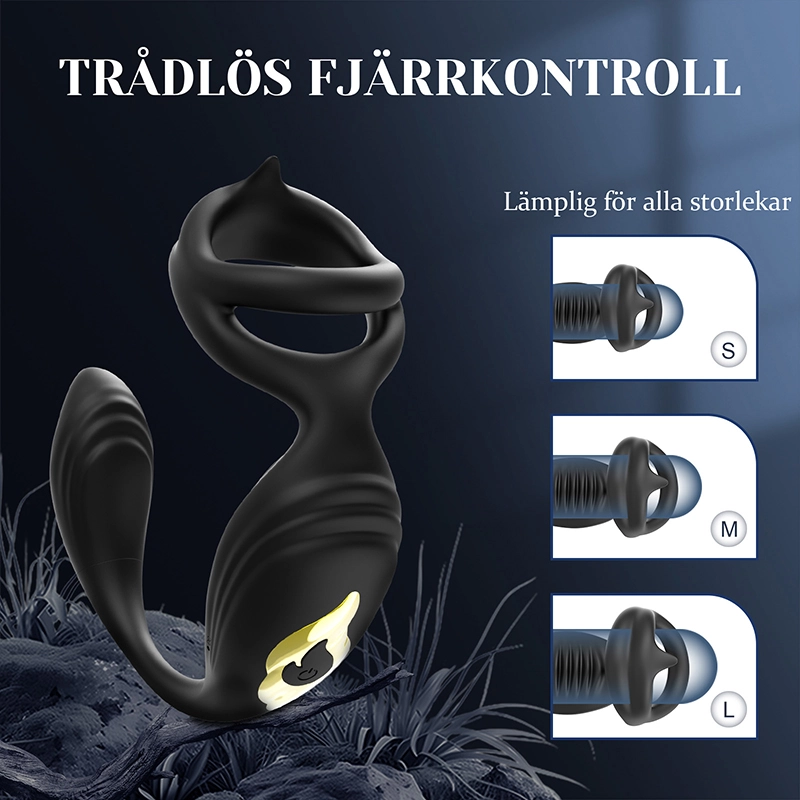 Prostata Vibrator Penis Testikel Perineum Analt Plug
