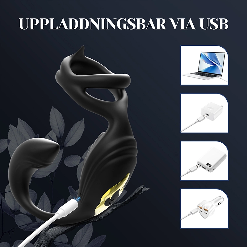 Prostata Vibrator Penis Testikel Perineum Analt Plug