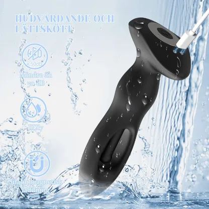 Prostata Vibrator 10 Flappande Vibrerande Fjärrkontroll Analplugg