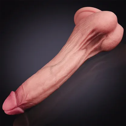 8,26-tums ultraverklighetstrogen dildo i flytande silikon