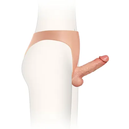 Realistisk Mjuk Silikon Strap on Dildo