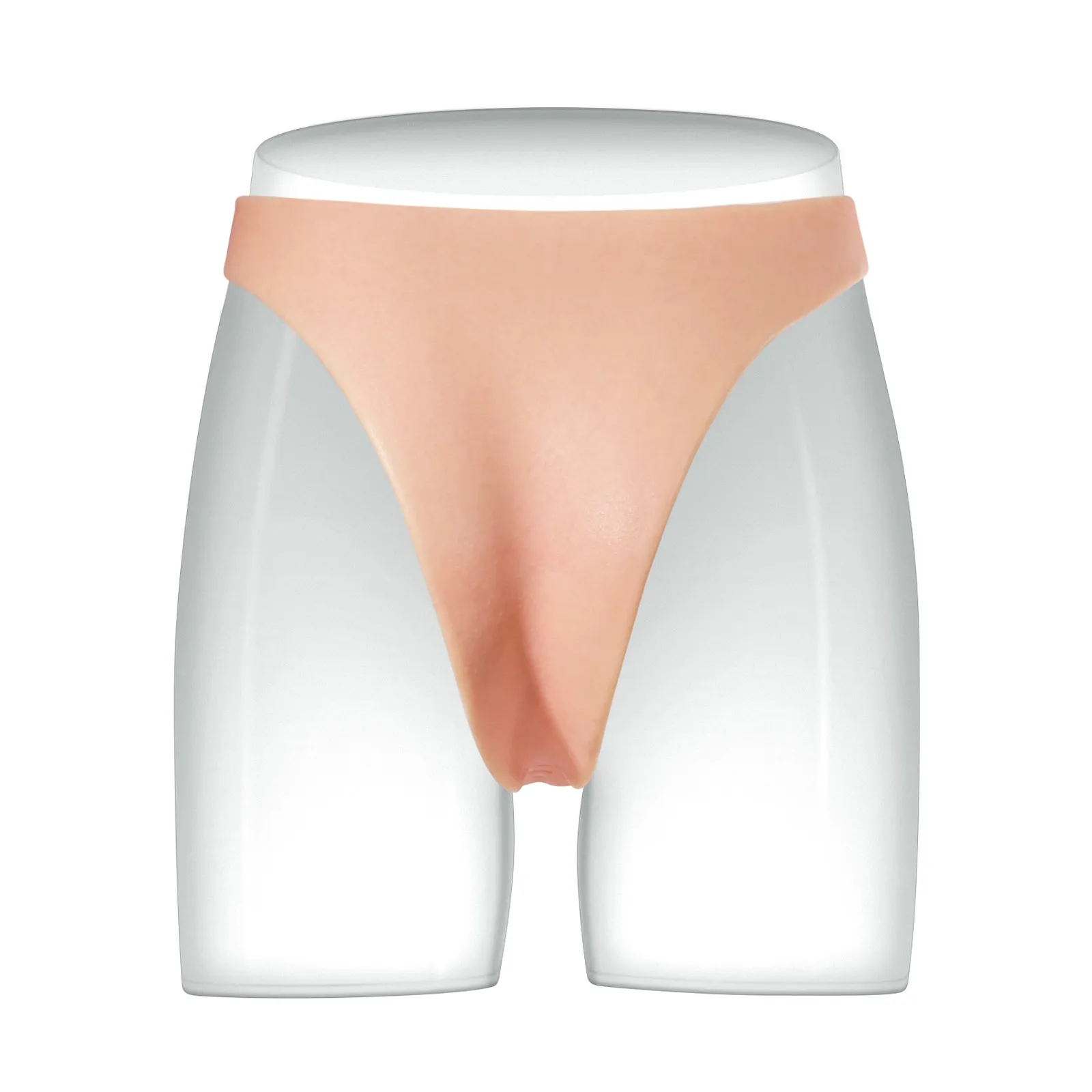 Realistisk Mjuk Silikon Strap on Dildo