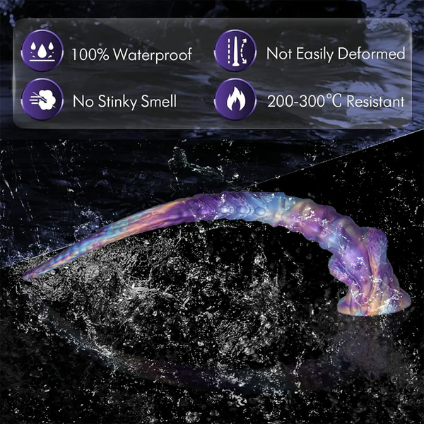 Realistisk Mjuk Tentacle Dildo Med Sugpropp 44.5cm