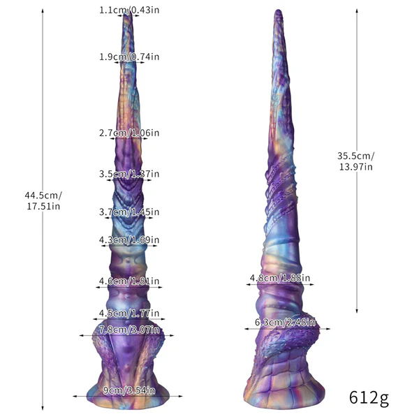 Realistisk Mjuk Tentacle Dildo Med Sugpropp 44.5cm