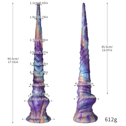 Realistisk Mjuk Tentacle Dildo Med Sugpropp 44.5cm