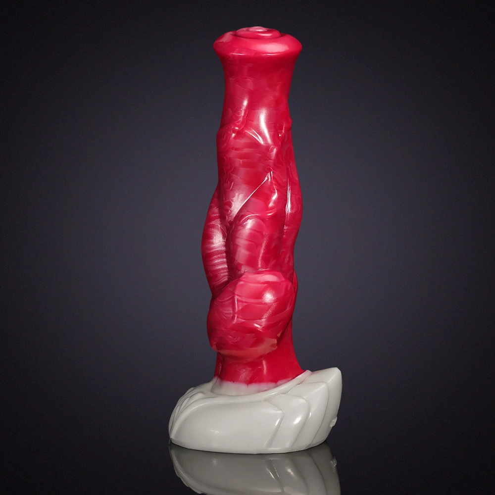 Realistisk Silikon Häst Dildo Med Sugpropp 27cm
