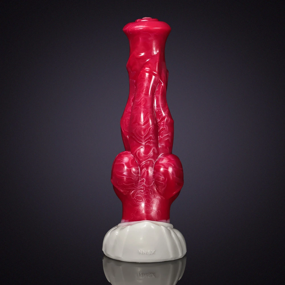 Realistisk Silikon Häst Dildo Med Sugpropp 27cm