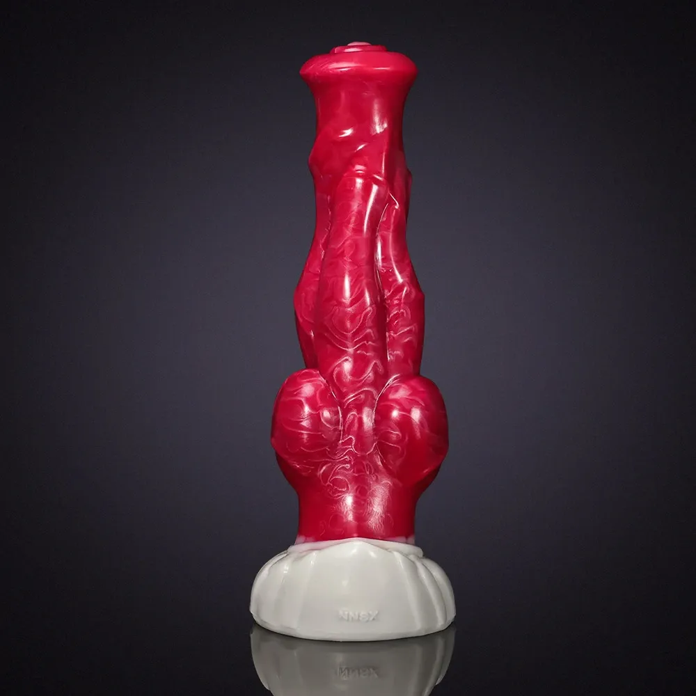 Realistisk Silikon Häst Dildo Med Sugpropp 27cm