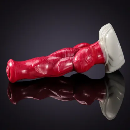 Realistisk Silikon Häst Dildo Med Sugpropp 27cm
