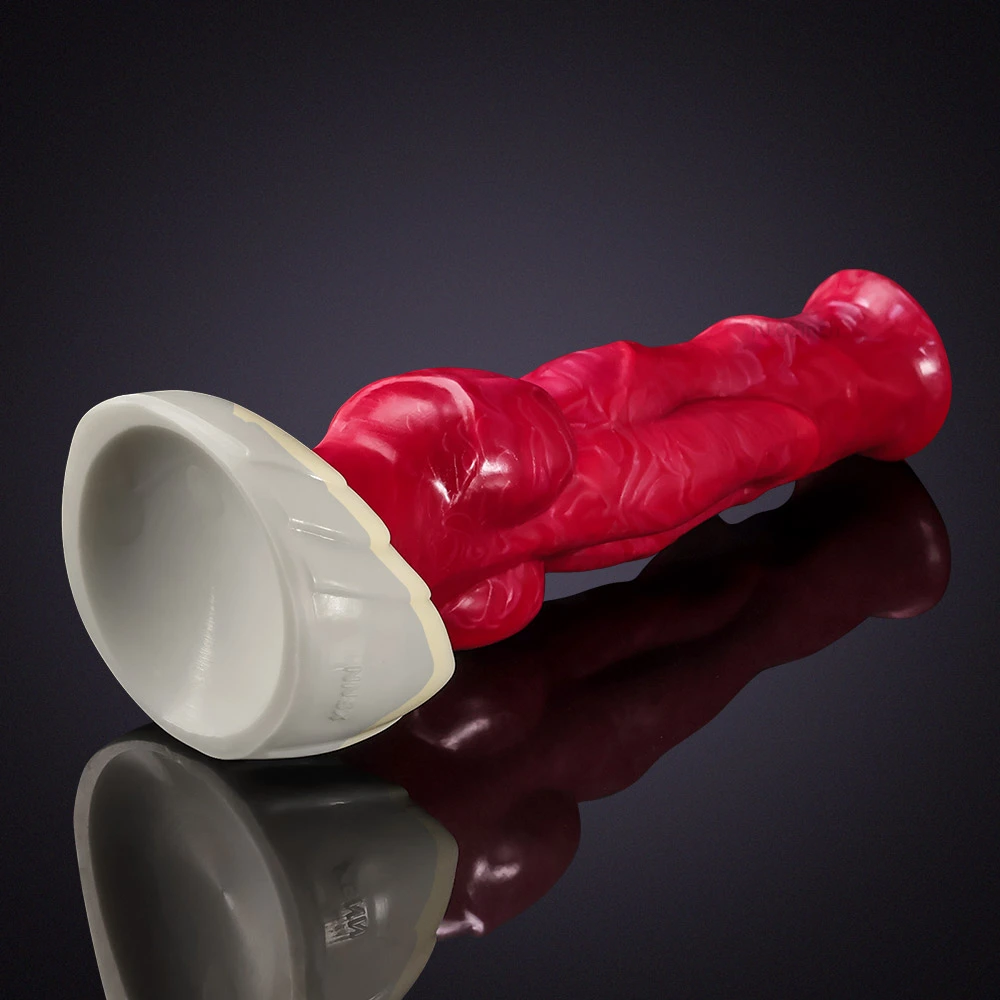 Realistisk Silikon Häst Dildo Med Sugpropp 27cm