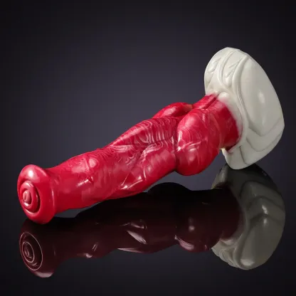 Realistisk Silikon Häst Dildo Med Sugpropp 27cm