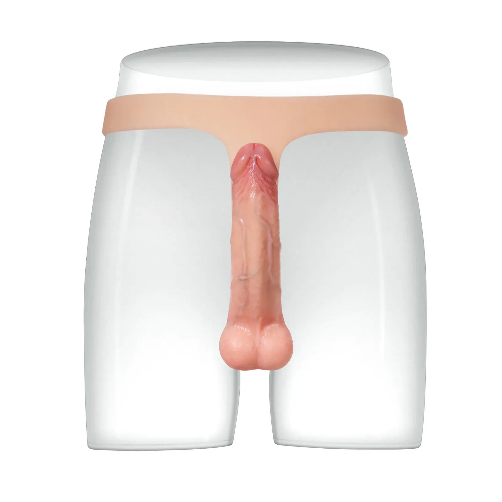 Realistisk Silikon Strapon Dildo