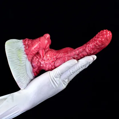 Realistisk Stor Bas Silikon Monster Dildo 20,5 cm