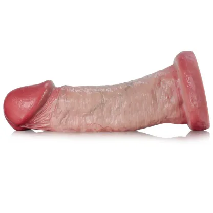 Realistisk Tjock Dildo Silikon med Sugpropp 33cm