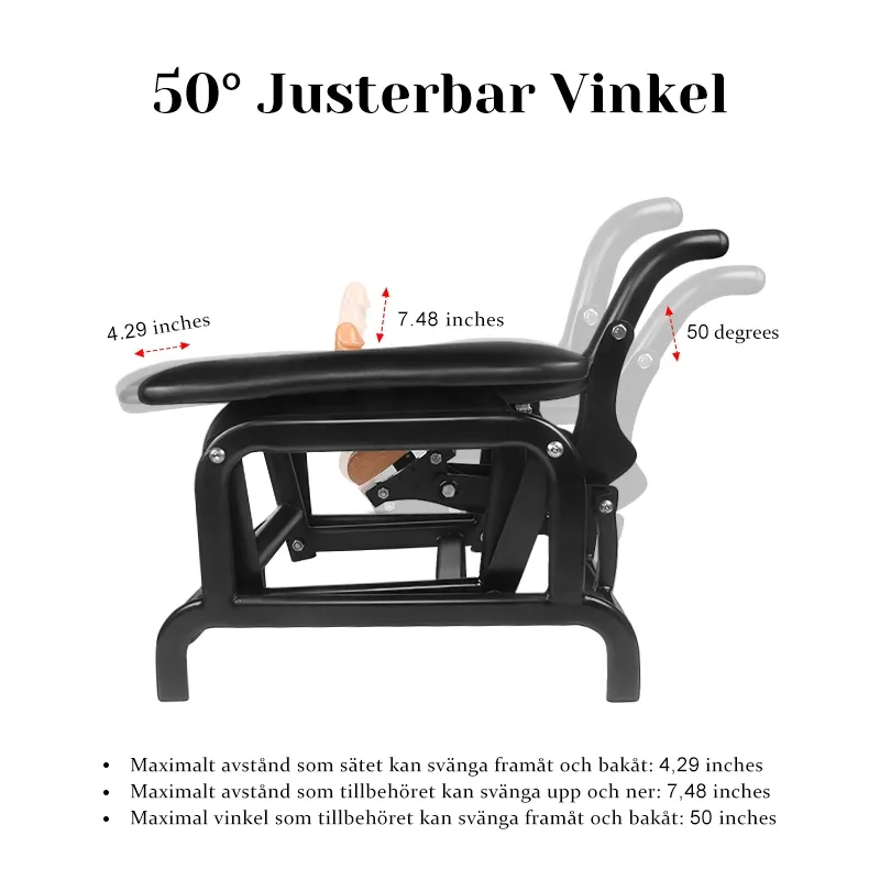 Robust Gungande Sexstol Med Dildo