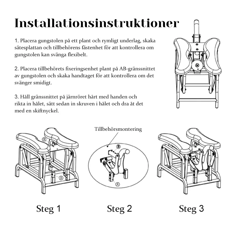 Robust Gungande Sexstol Med Dildo