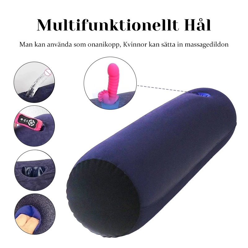 Rund Sexkudde för Par för Positioneringsstöd