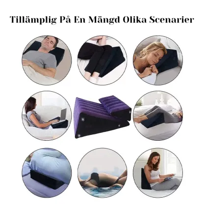2-pack Sexkuddar i Kilform för Positionering