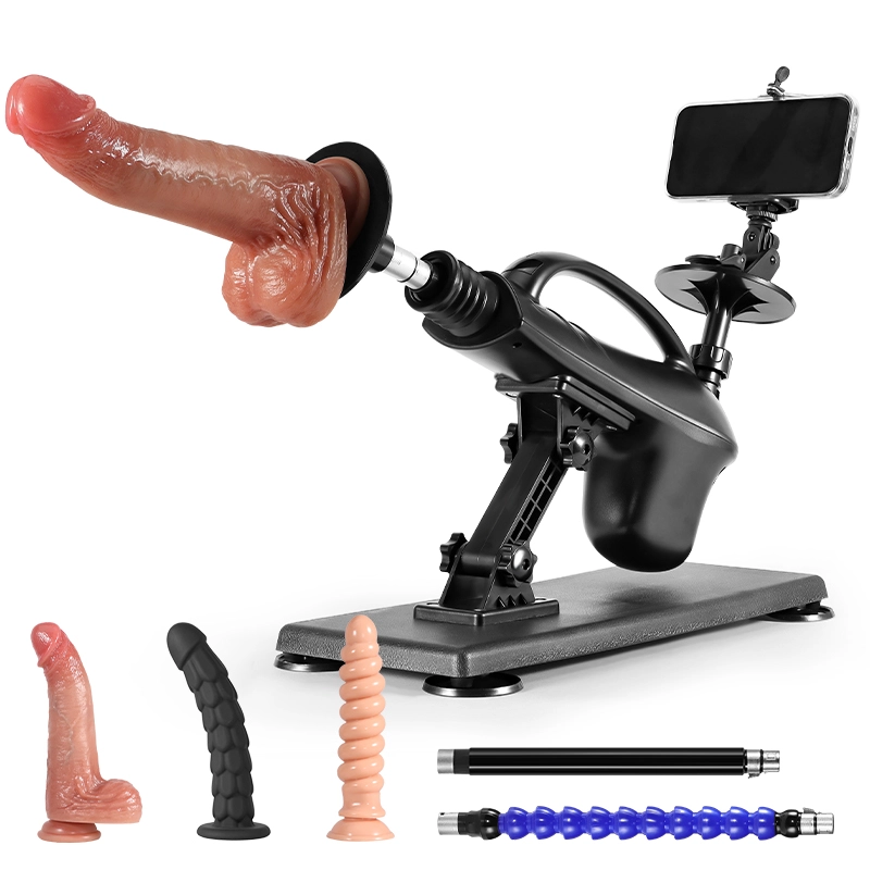 Sexmaskinpaket För Kvinnor Med 3 Dildos