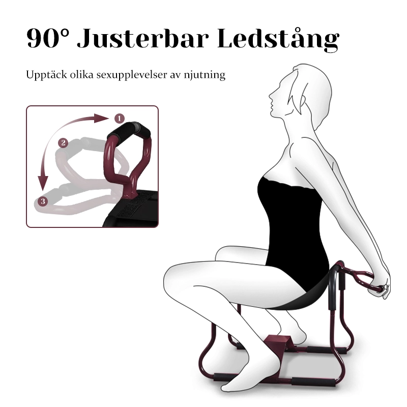 Multifunktionell Sexställningsförstärkande Stol Med Armstöd