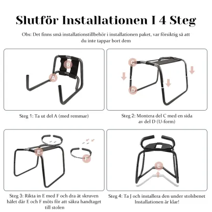 Sexställningsstol Med Armstöd Och 7,48-Tums Dildo