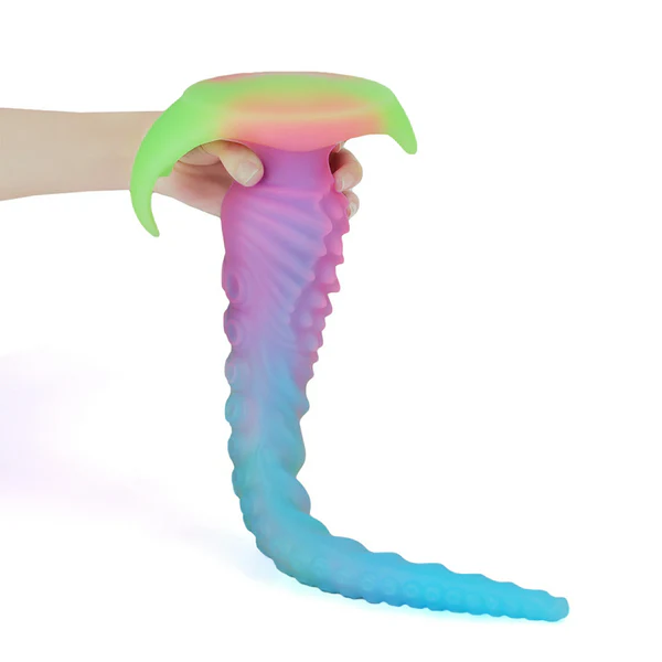 Silikon Glow In The Dark Tentacle Dildo 44.5cm