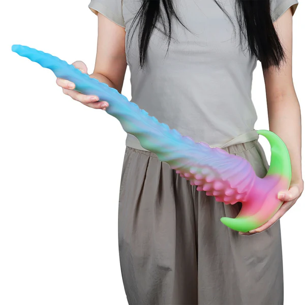 Silikon Glow In The Dark Tentacle Dildo 44.5cm
