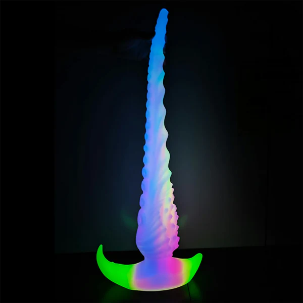 Silikon Glow In The Dark Tentacle Dildo 44.5cm