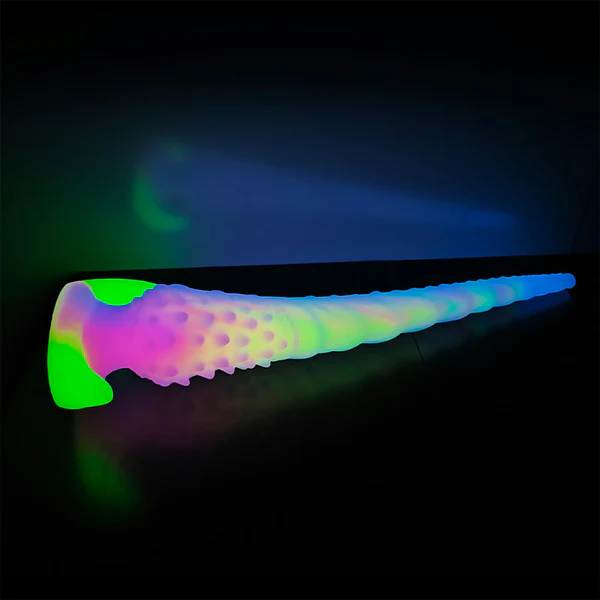 Silikon Glow In The Dark Tentacle Dildo 44.5cm