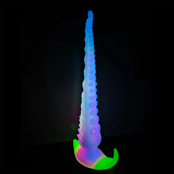 Silikon Glow In The Dark Tentacle Dildo 44.5cm