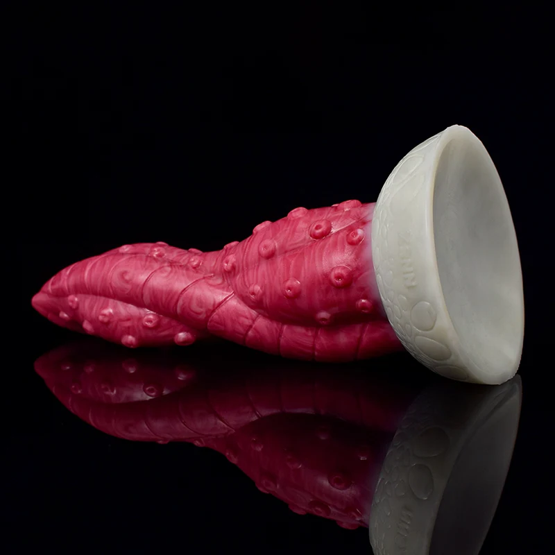Spiralskaft Silikon Tentacle Dildo 19,5cm