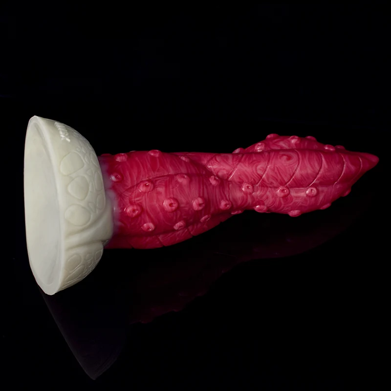 Spiralskaft Silikon Tentacle Dildo 19,5cm