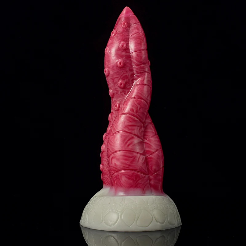 Spiralskaft Silikon Tentacle Dildo 19,5cm