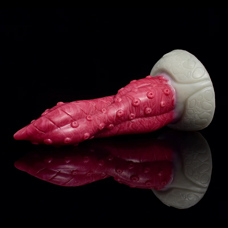 Spiralskaft Silikon Tentacle Dildo 19,5cm
