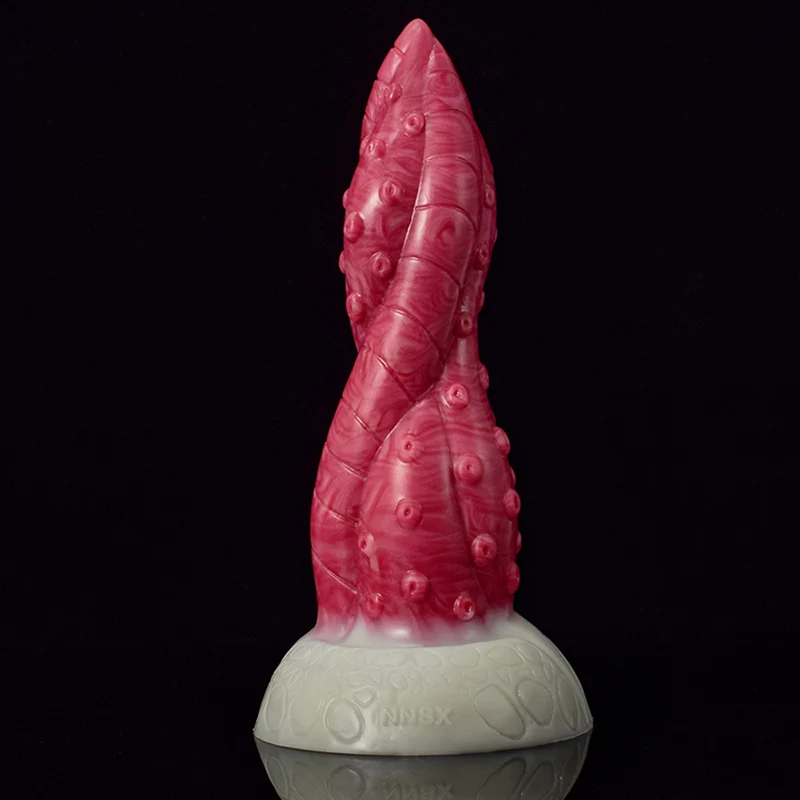 Spiralskaft Silikon Tentacle Dildo 19,5cm