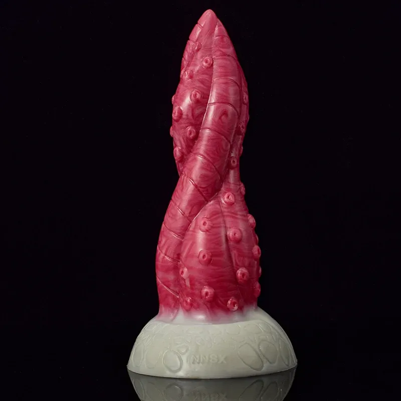 Spiralskaft Silikon Tentacle Dildo 19,5cm