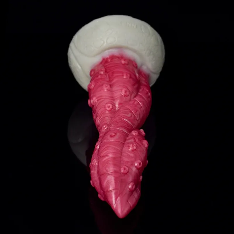 Spiralskaft Silikon Tentacle Dildo 19,5cm