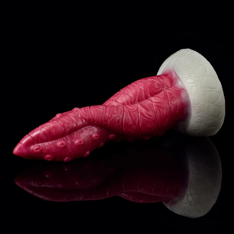 Spiralskaft Silikon Tentacle Dildo 19,5cm