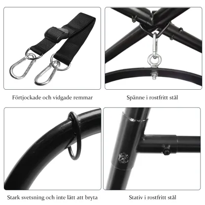 Håller 400 lbs Ultimate Sex Swing Stativset För Par