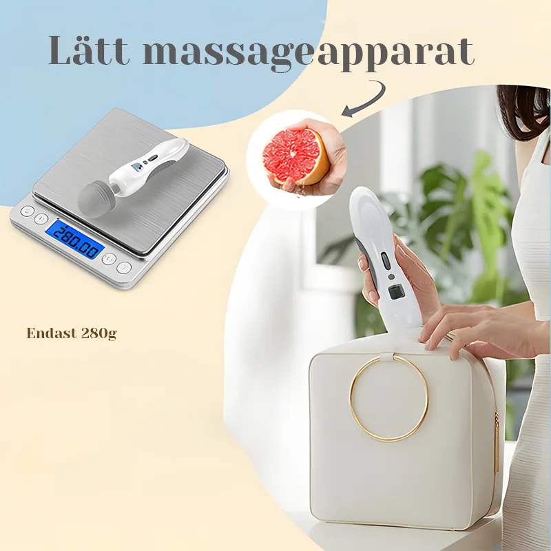 9 Vibrationslägen Bärbar Stav Vibrator
